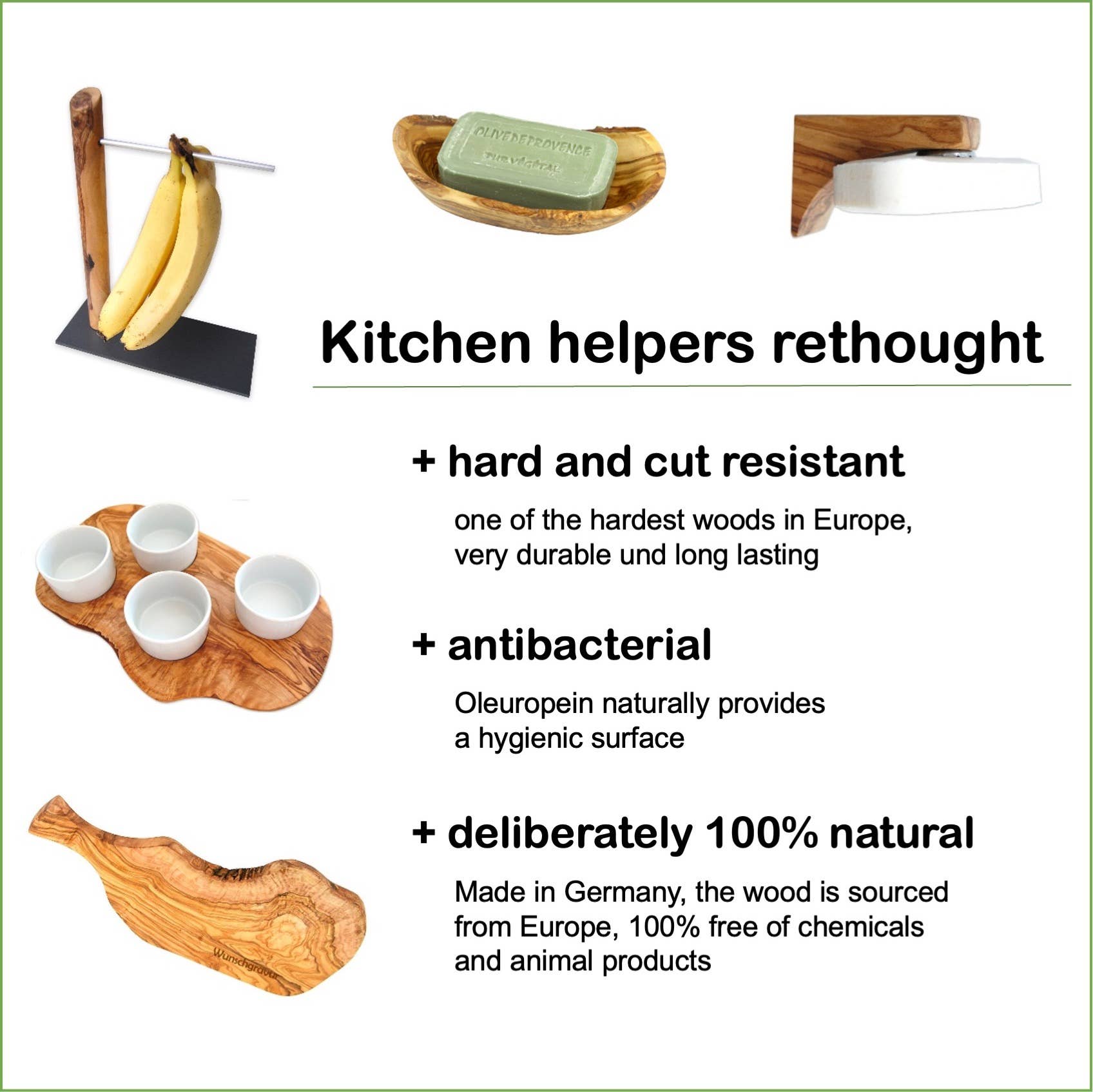 olivenholz-erleben - Futterstation RUSTY 2x 0,9 l Porzellanschale Futter + Wasser