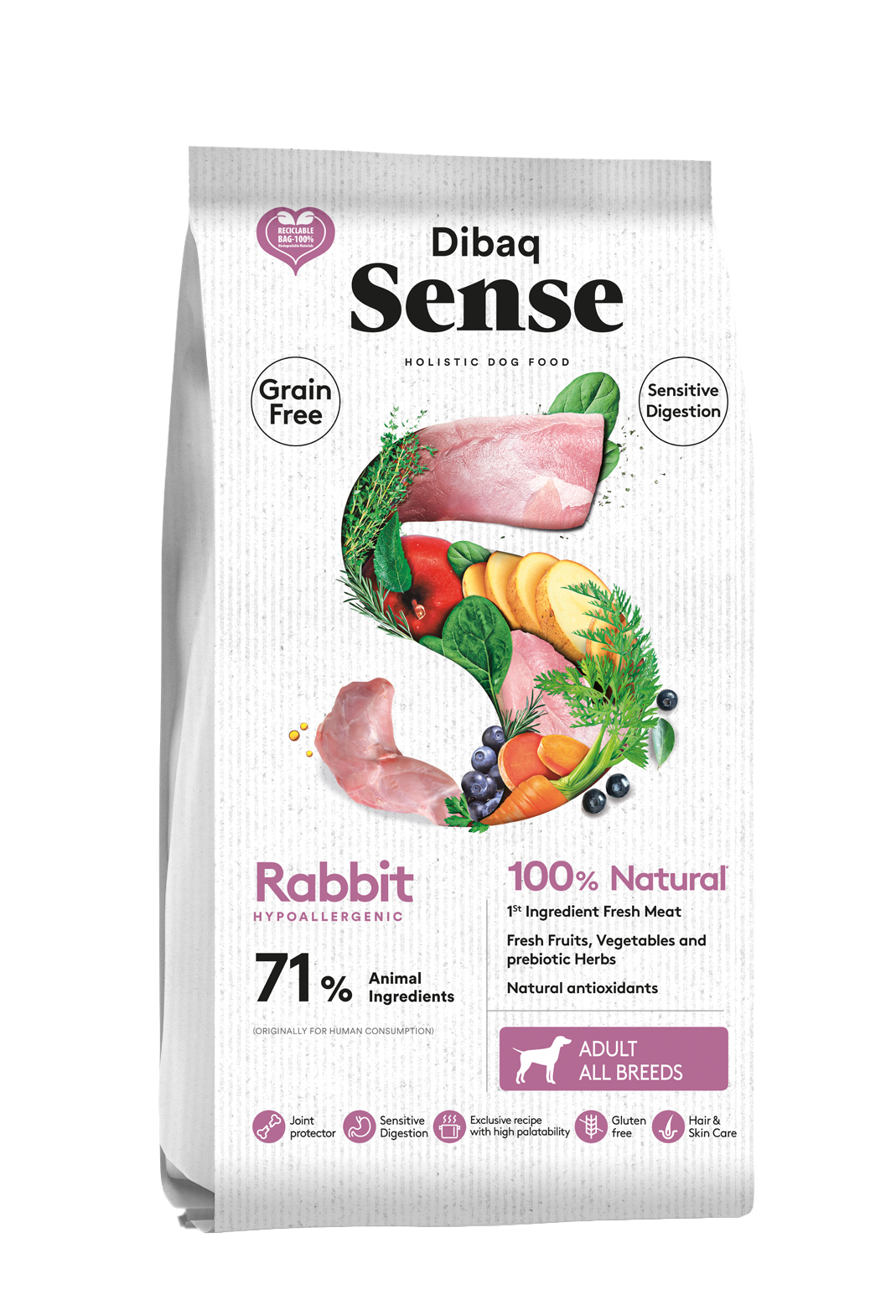 DIBAQ Sense getreidefrei Kaninchen 2kg