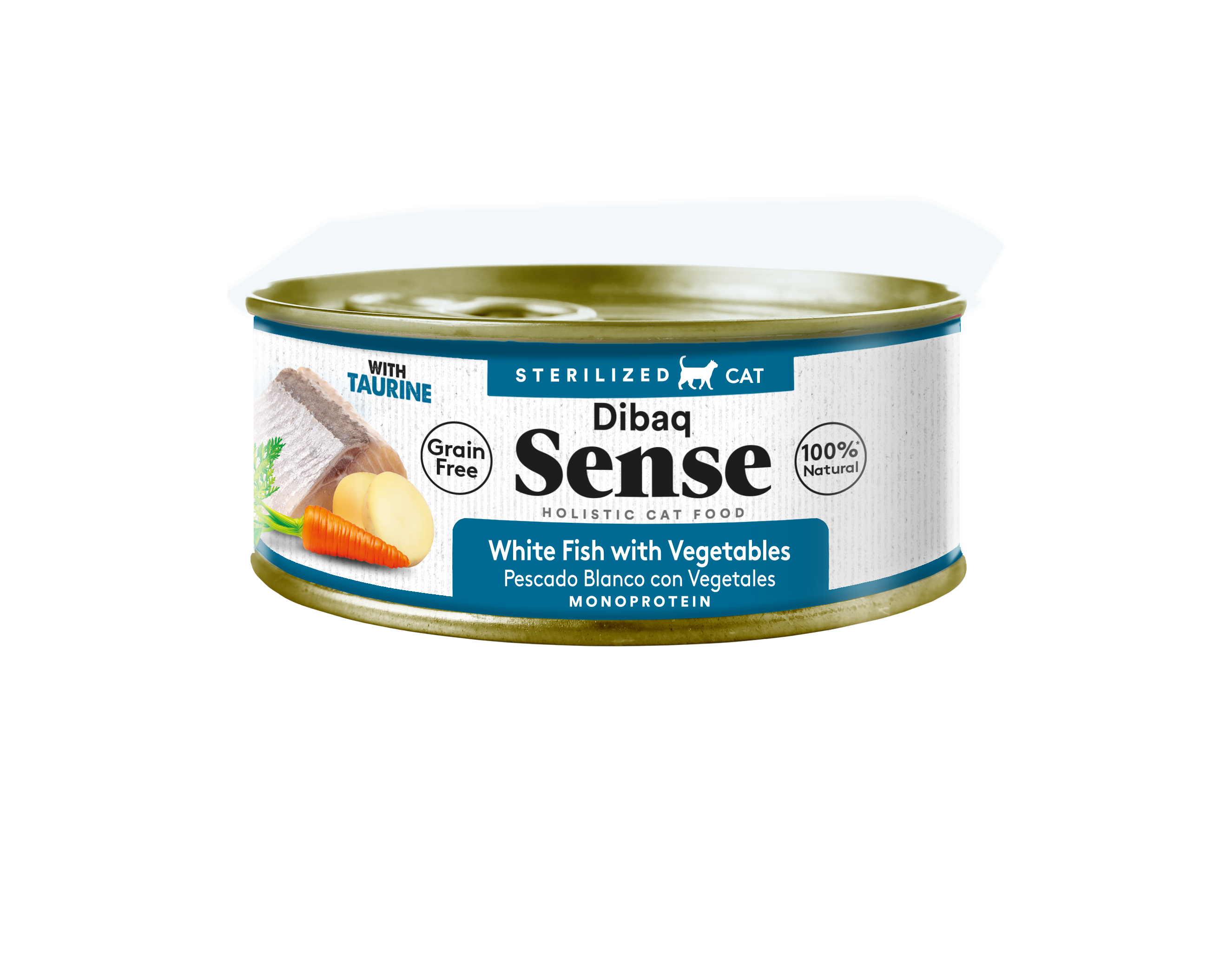 DIBAQ Sense getreidefrei Weißfisch Monoprotein 70g