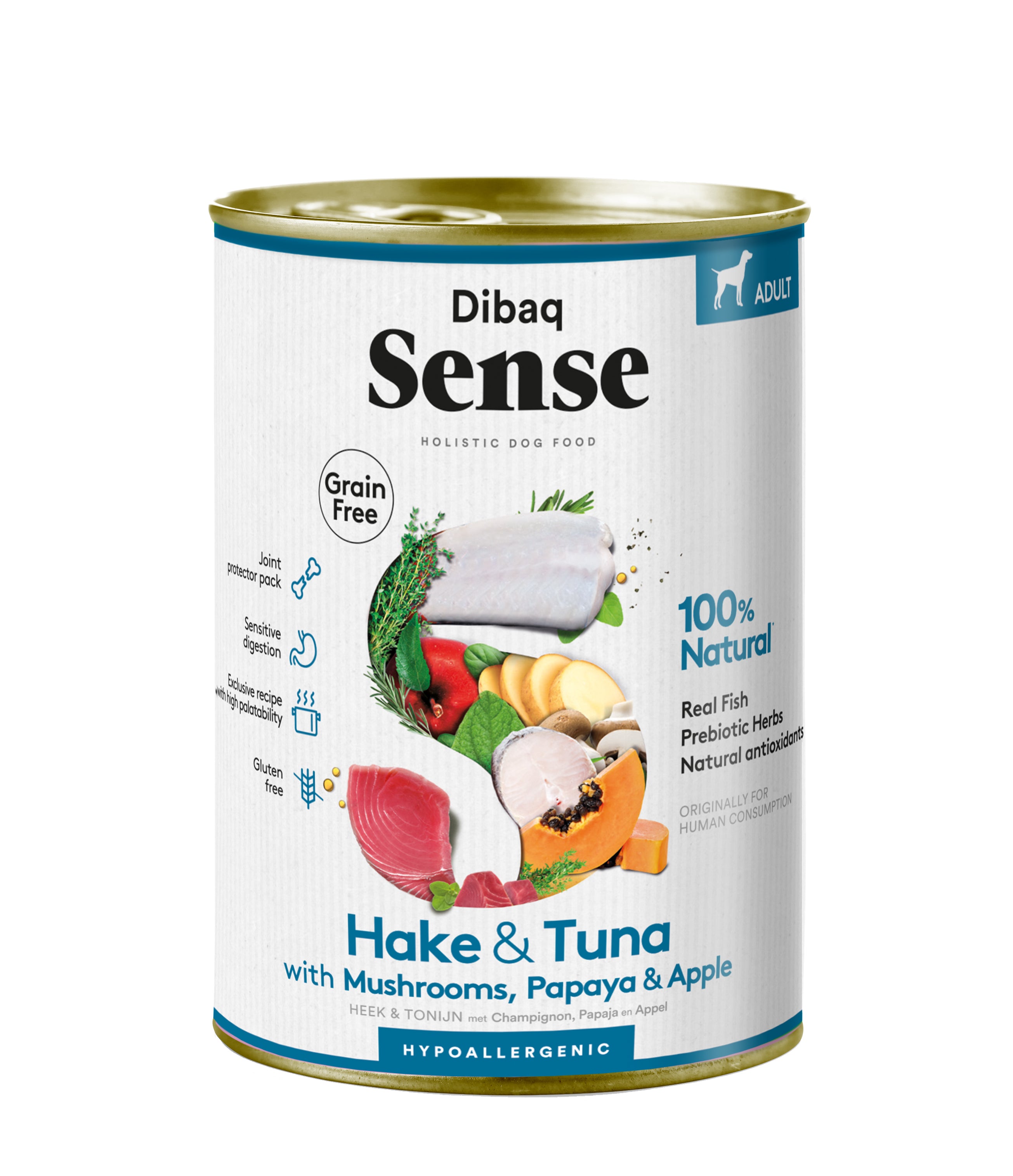 DIBAQ Sense getreidefrei Seehecht & Tuhnfisch 380g