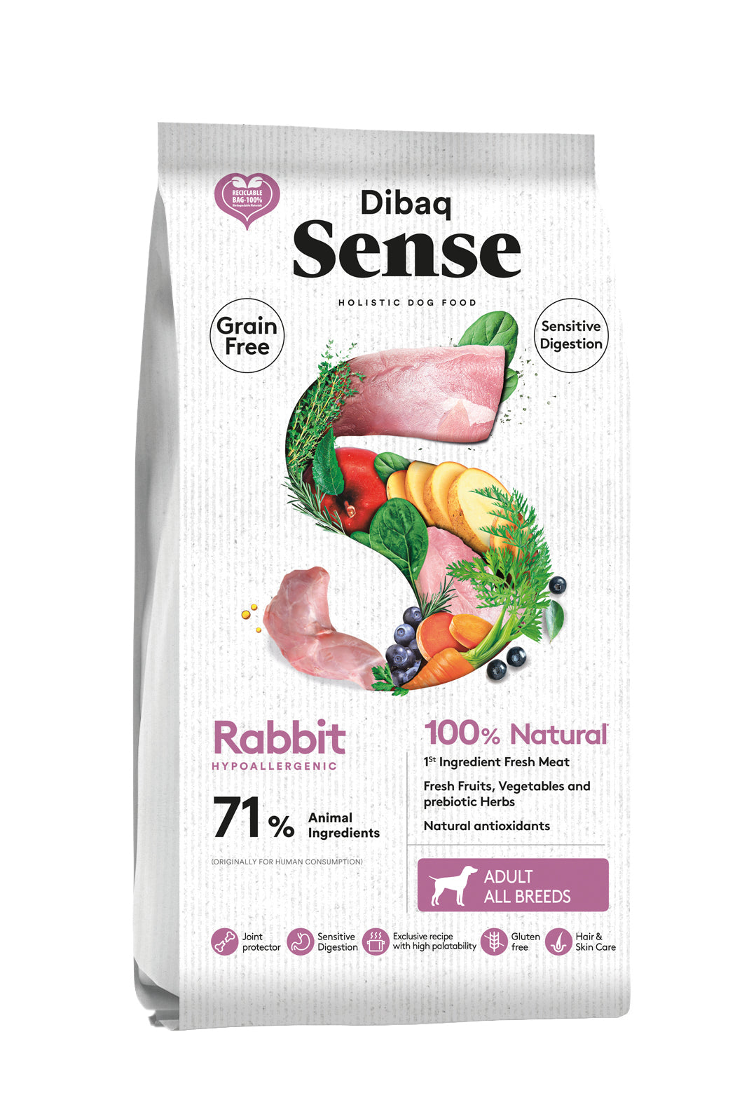 DIBAQ Sense getreidefrei Kaninchen 2kg
