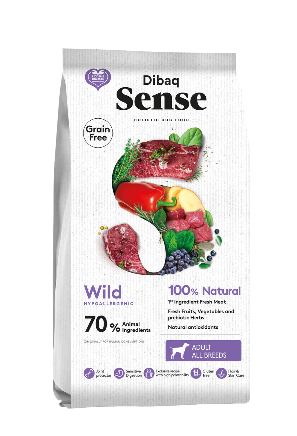 DIBAQ Sense getreidefrei Wild 2kg
