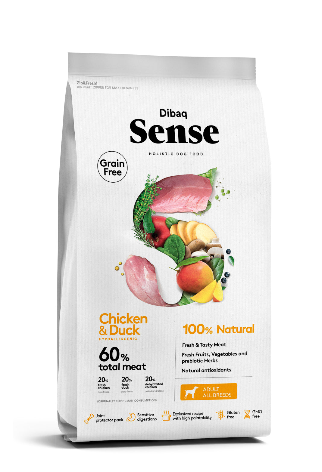 DIBAQ Sense getreidefrei Huhn & Ente 12kg