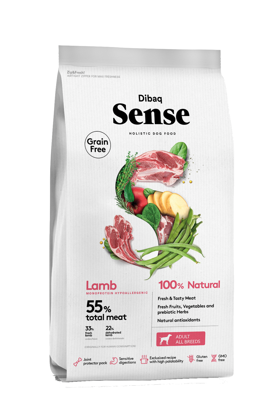 DIBAQ Sense getreidefrei Lamm 12kg