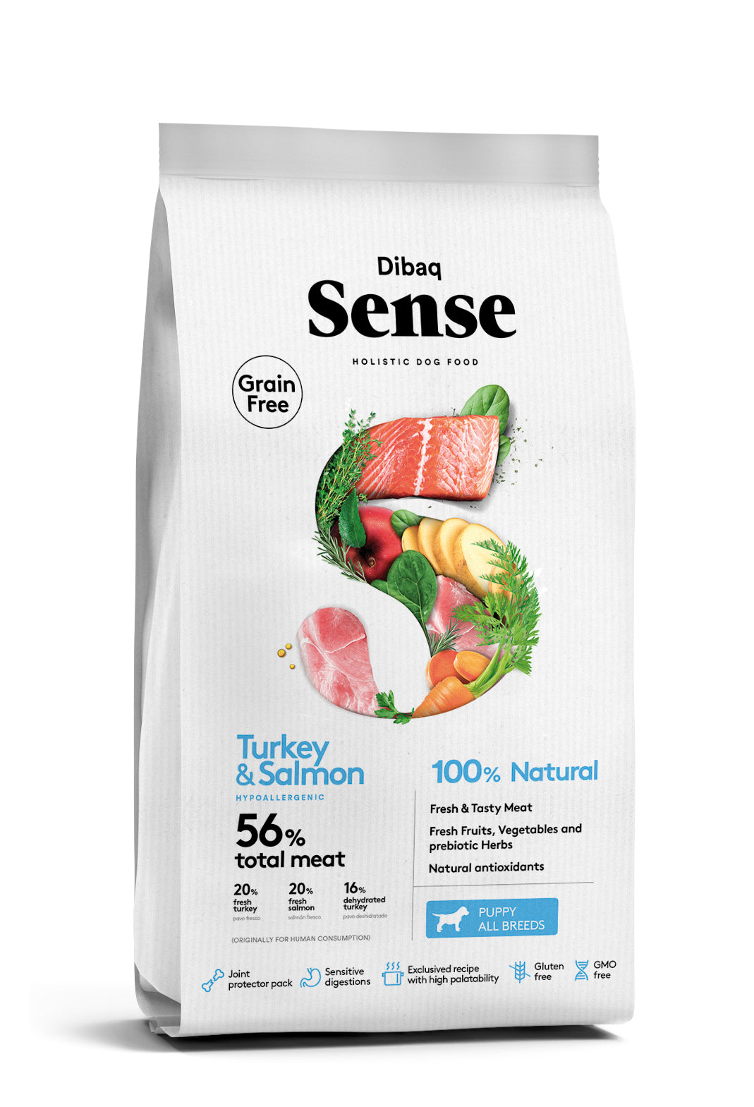 DIBAQ Sense Welpen getreidefrei Lachs & Truthahn 2kg