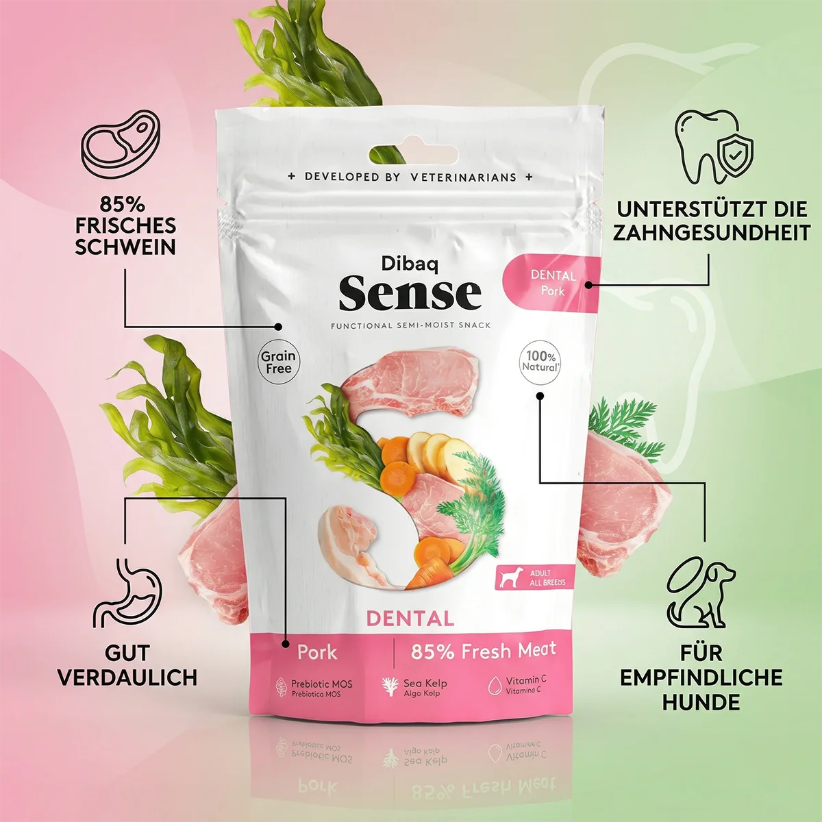 DIBAQ SENSE Dental Schwein 100g