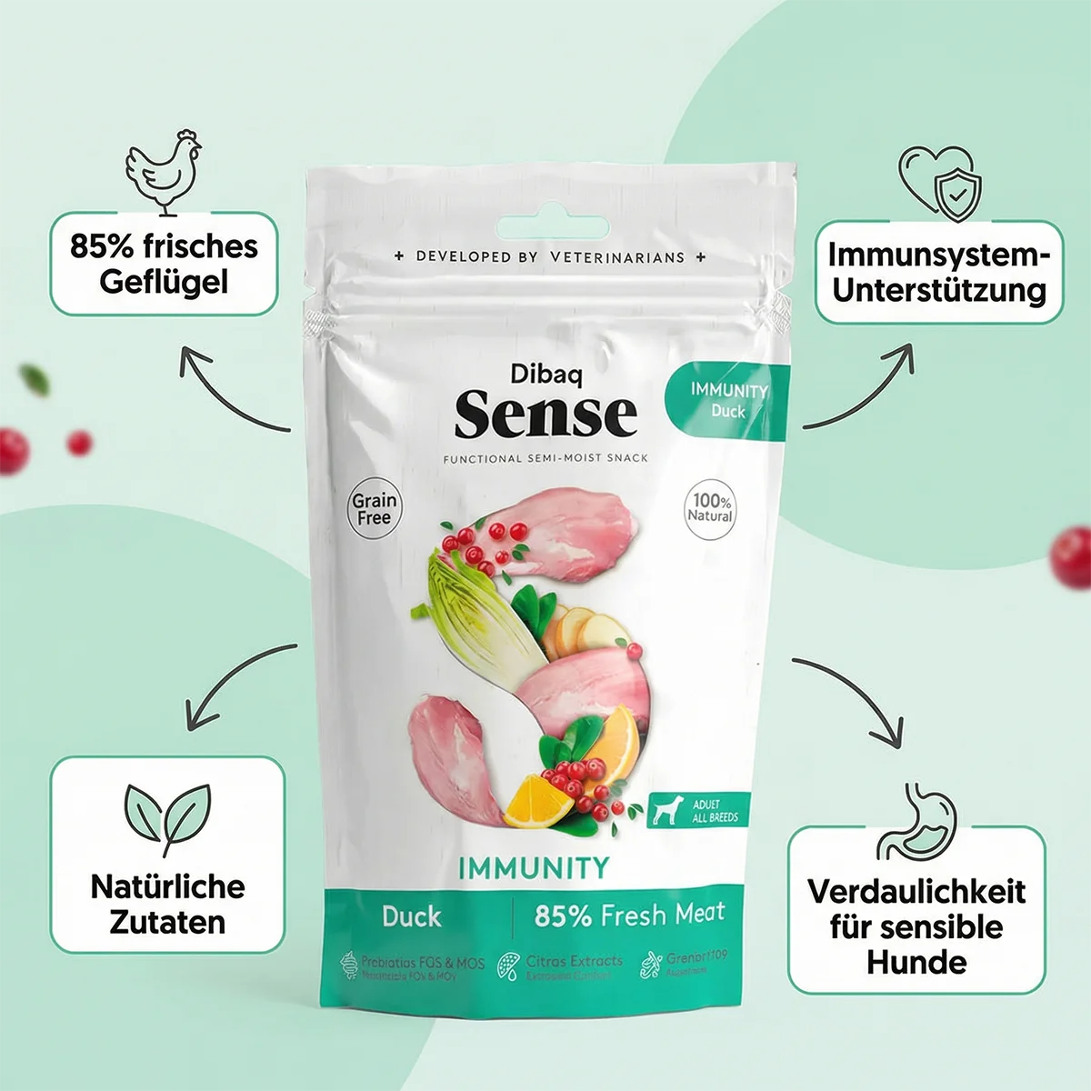 DIBAQ SENSE Immunität Ente 100g