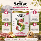 DIBAQ Sense getreidefrei Lamm 380g
