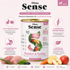 DIBAQ Sense getreidefrei Kaninchen & Pute 380g