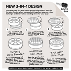 3-In-1-Bento Hundenapf, Schlecknapf