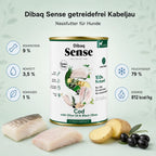 Dibaq Sense getreidefrei Kabeljau - Nährwerte und Produktfakten auf einen Blick