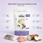 DIBAQ SENSE Hypoallergen Wolfsbarsch 100g - Nährwerte und Produktfakten auf einen Blick