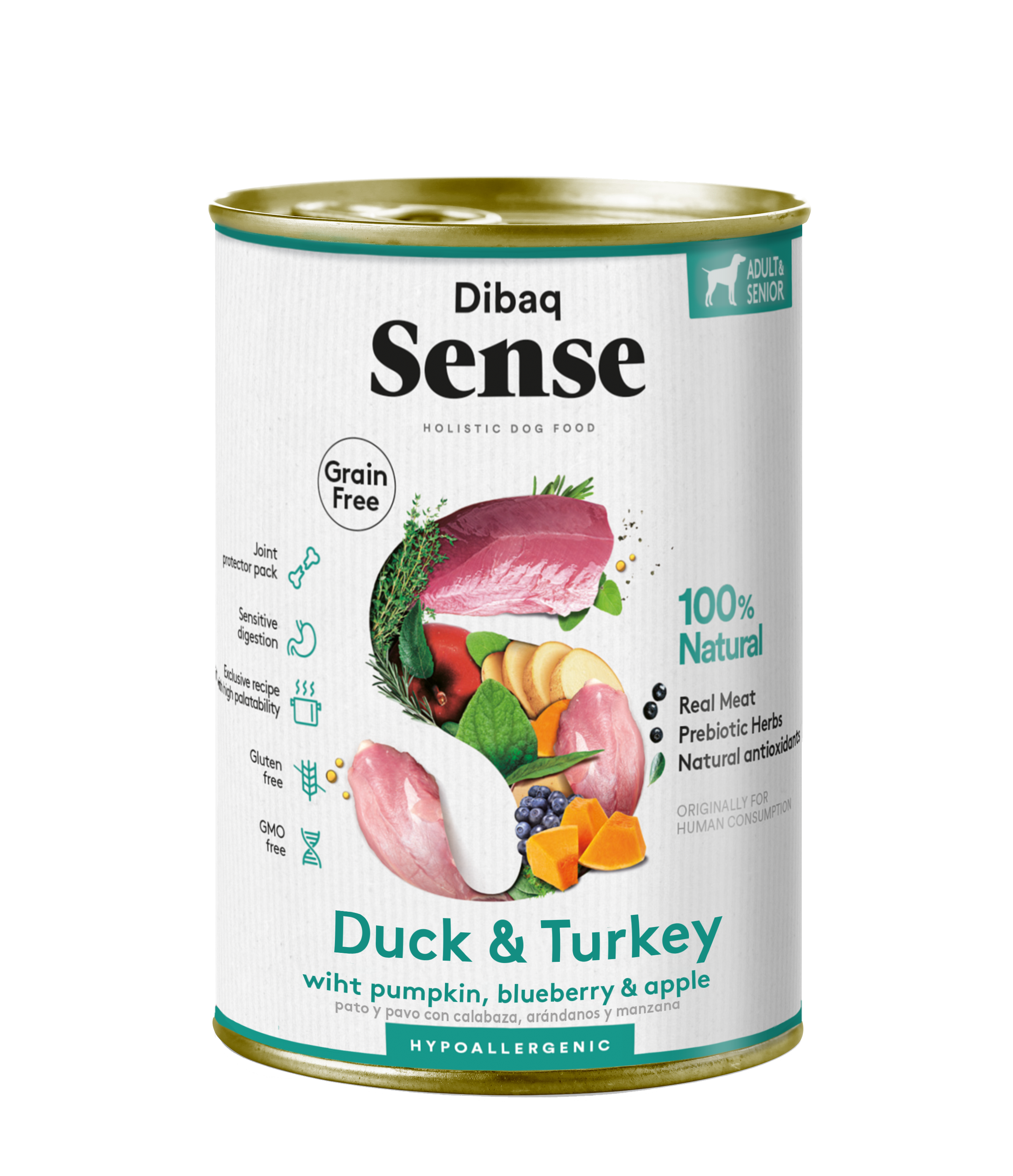 DIBAQ Sense getreidefrei Ente & Truthahn 380g