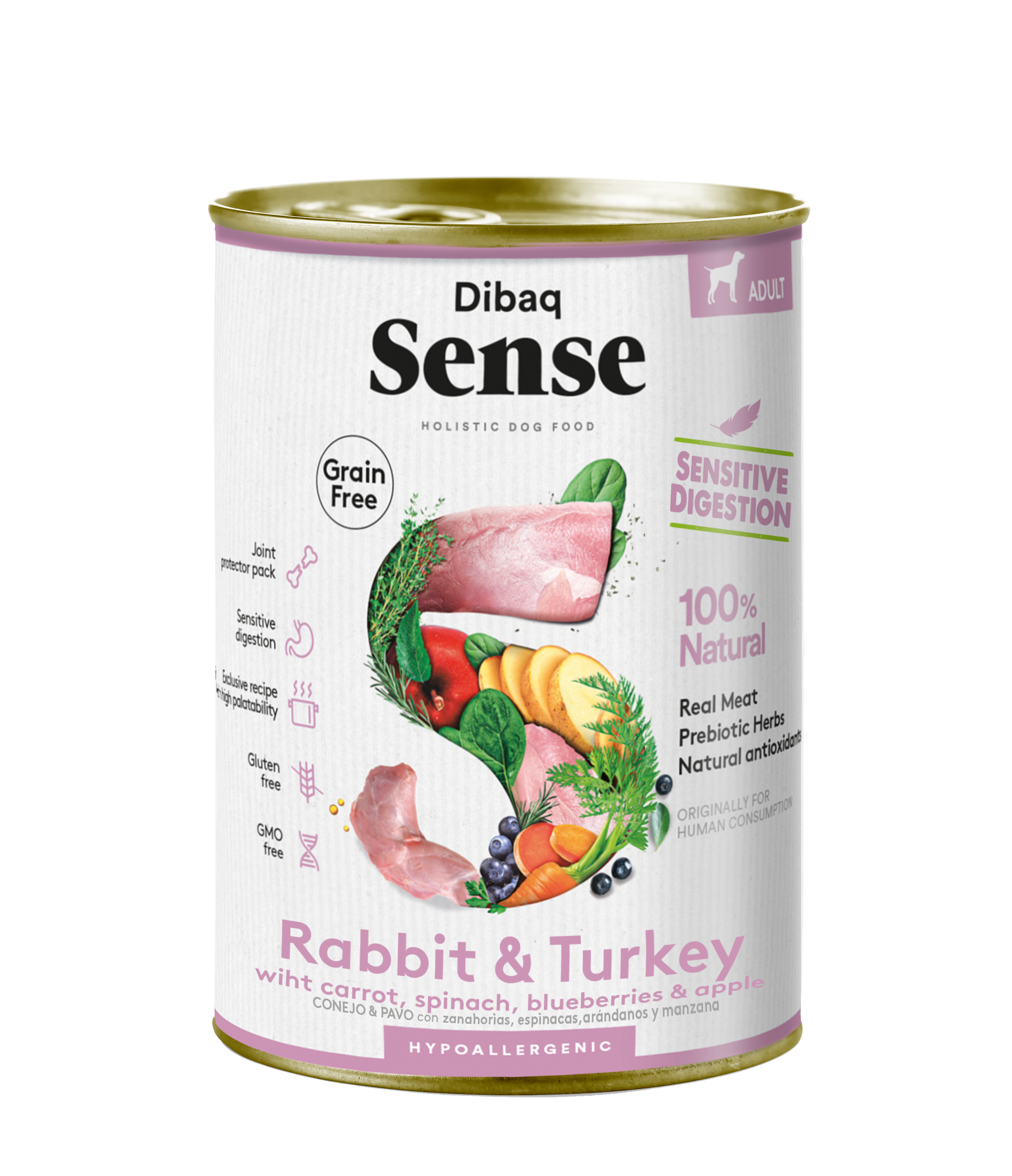 DIBAQ Sense getreidefrei Kaninchen & Pute 380g