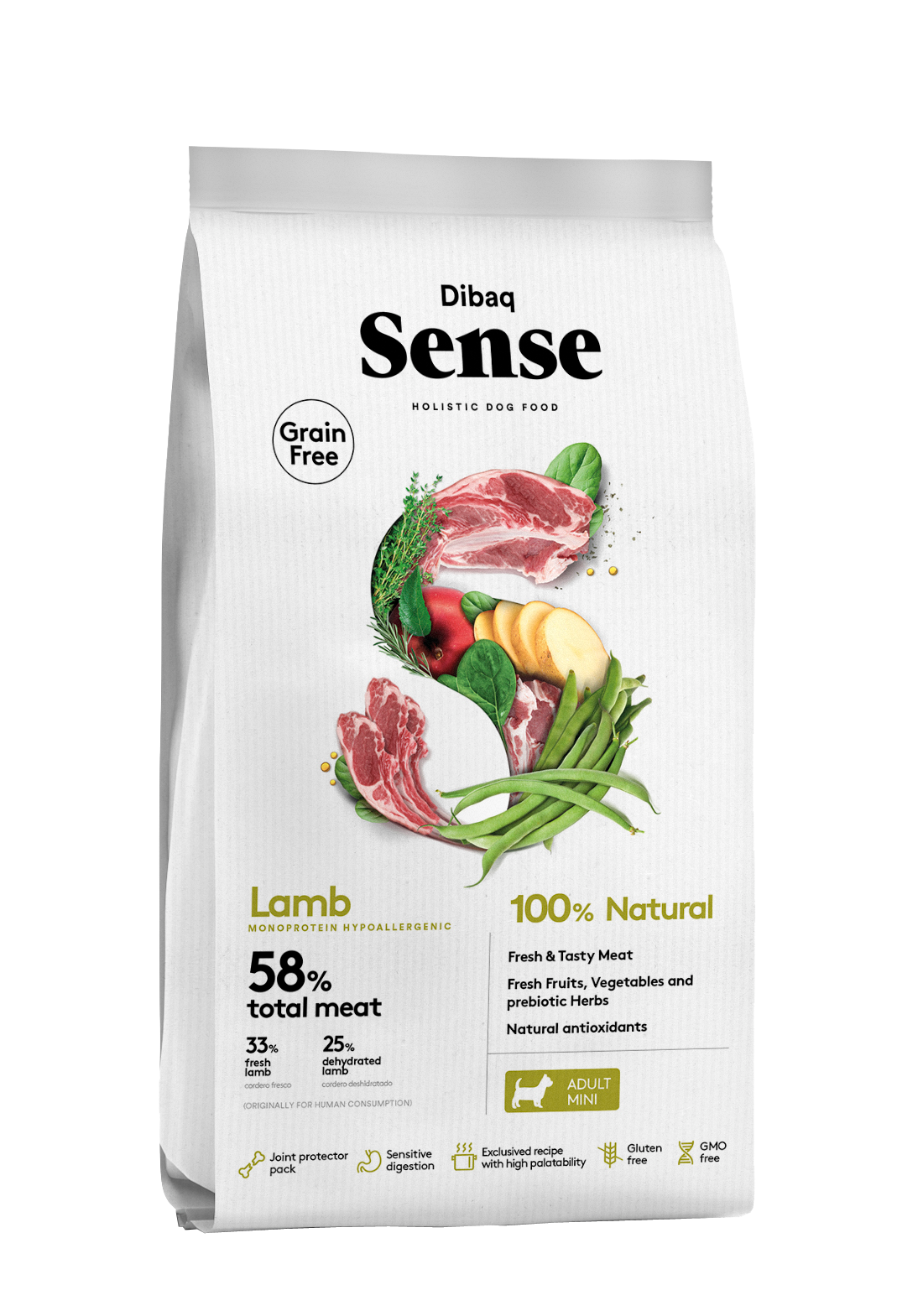 DIBAQ Sense getreidefrei Lamm MINI 2kg