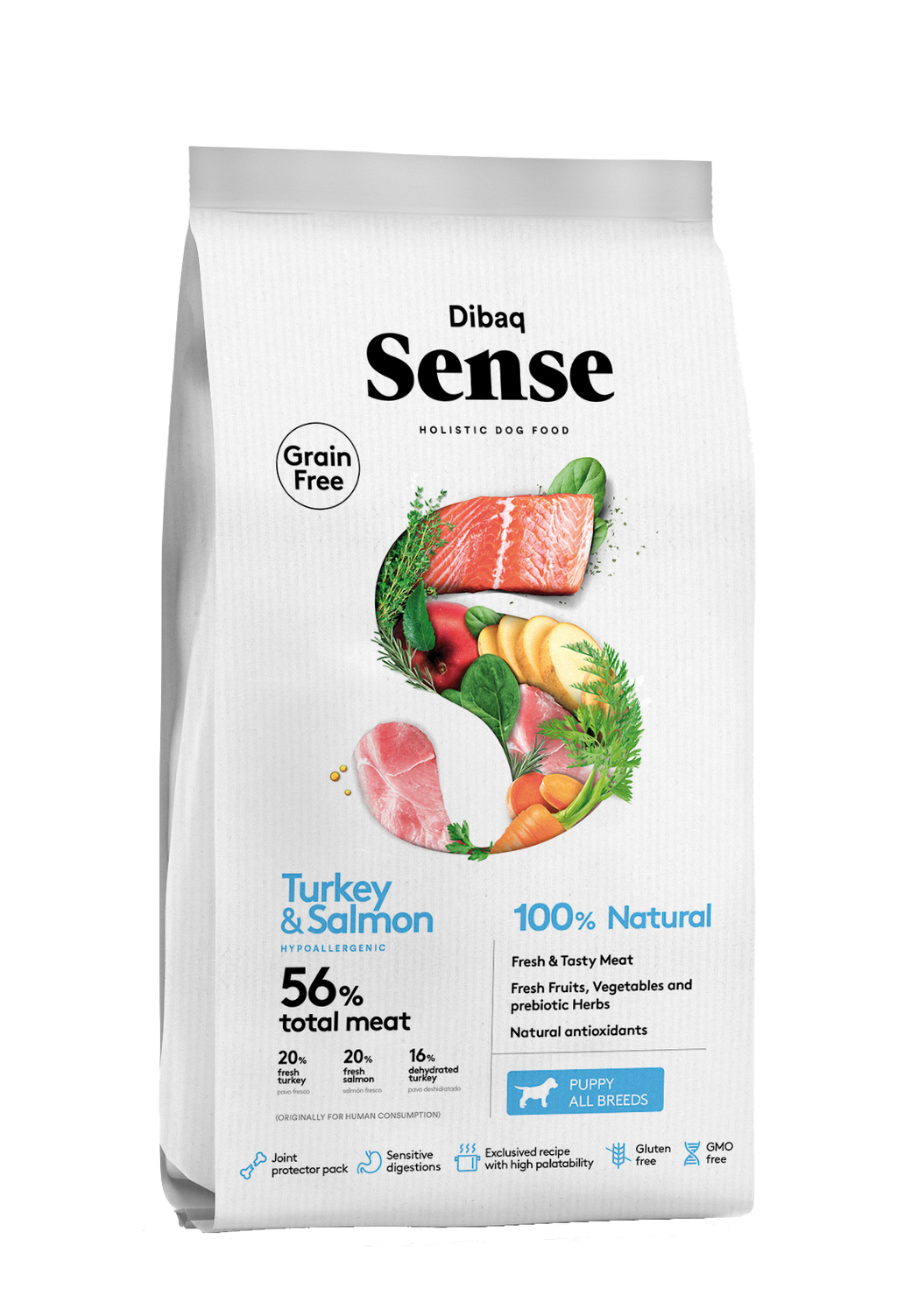 DIBAQ Sense Welpen getreidefrei Lachs & Truthahn 2kg