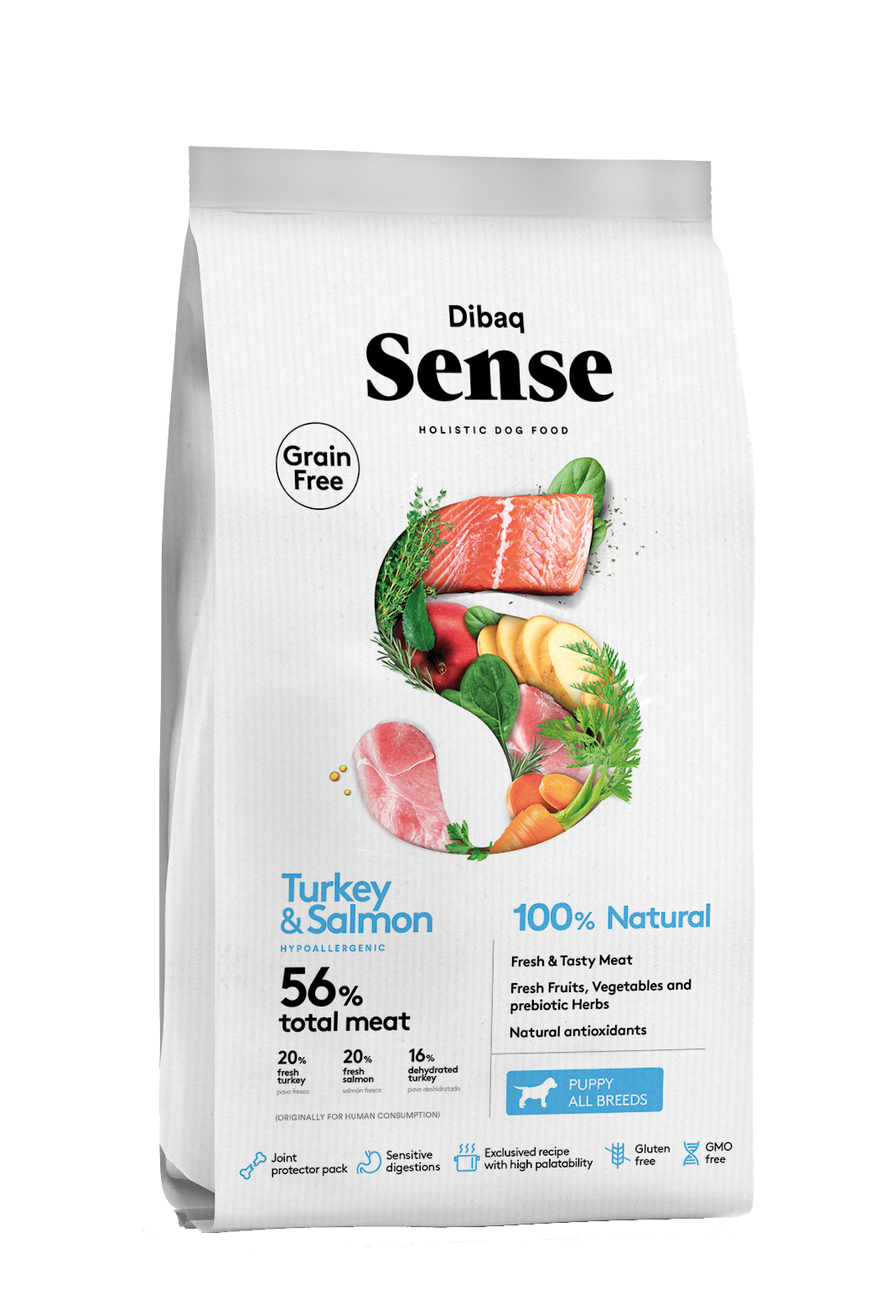 DIBAQ Sense Welpen getreidefrei Lachs & Truthahn 2kg