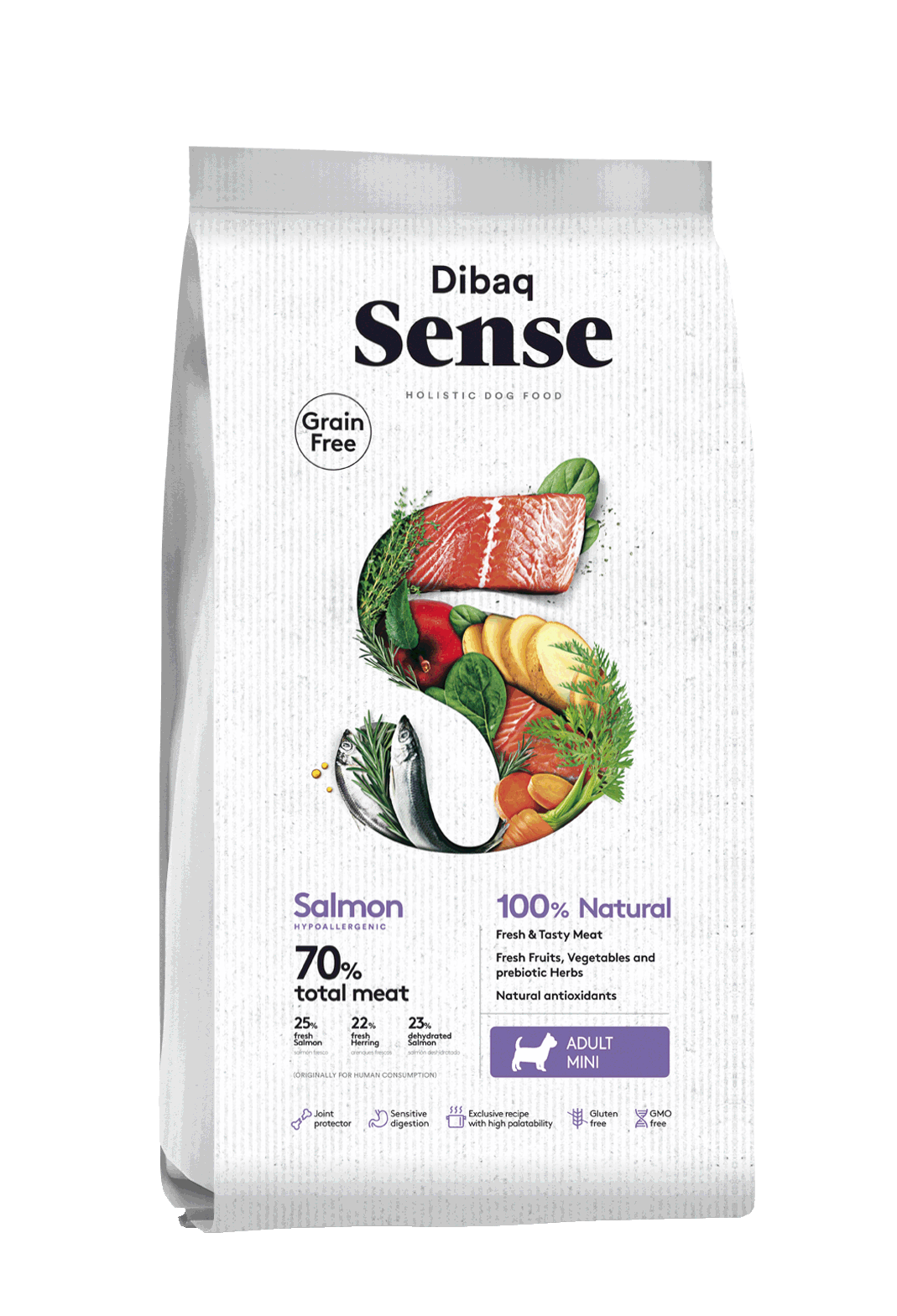 DIBAQ Sense getreidefrei Lachs MINI 2kg