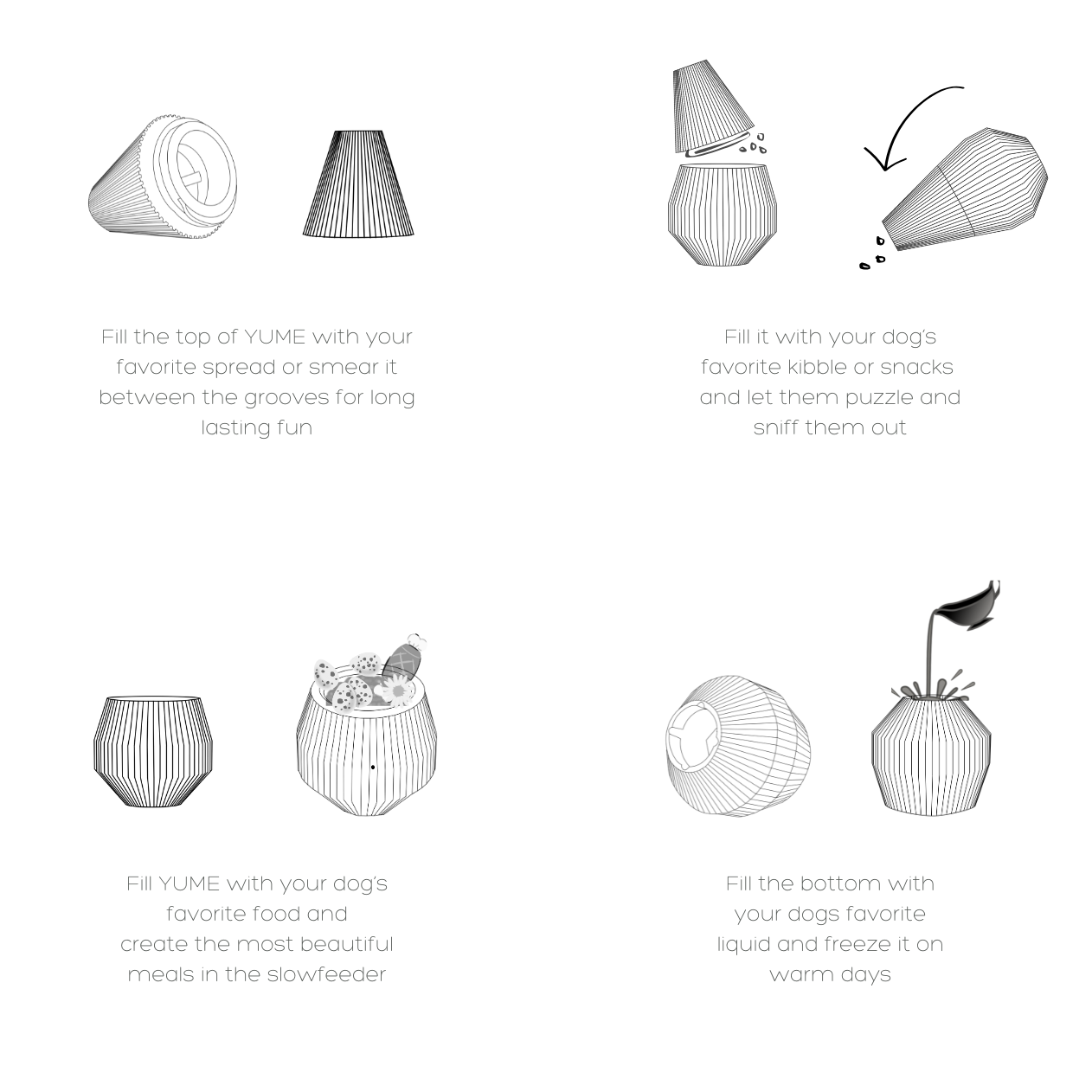 LIEVICK - YUME | vielseitiges Beschäftigungsspielzeug für Hunde