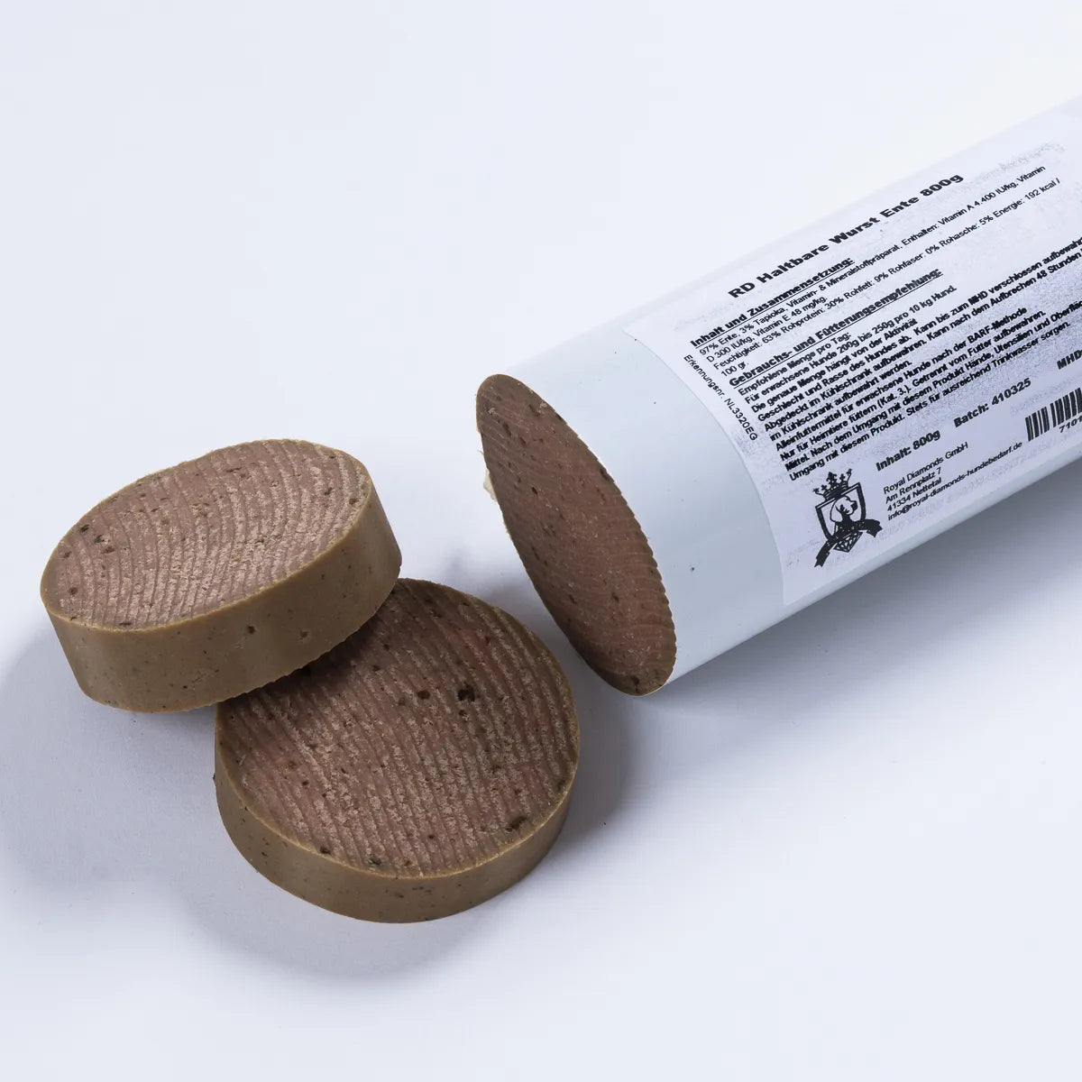 Royal Diamonds haltbare Schnittwurst Ente 800g