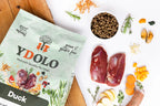 Ydolo Ente halbfeuchtes Hundefutter 10kg Monoprotein