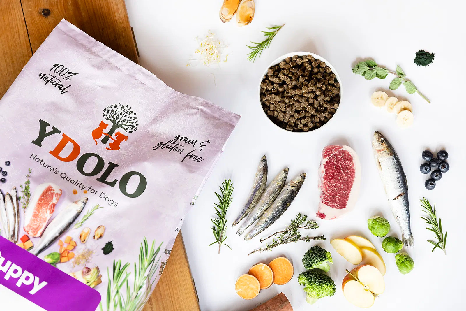 Ydolo Puppy halbfeuchtes Hundefutter 10kg